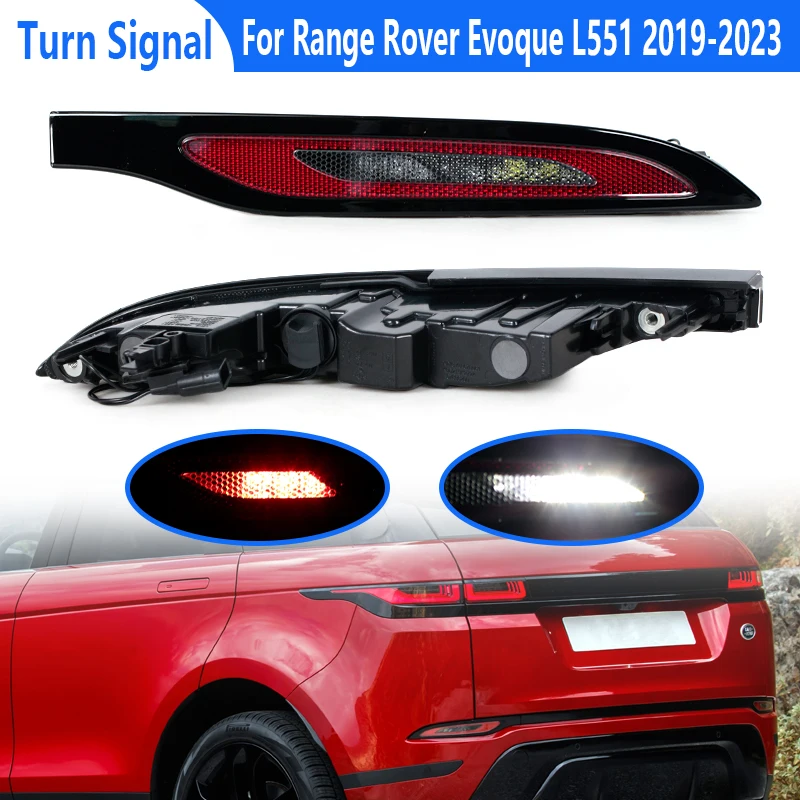 

Для Range Rover Evoque L551 2019 2020 2021 2022 2023, отражатель заднего бампера, стоп-сигнал, противотуманная фара LR 136974 LR 136975