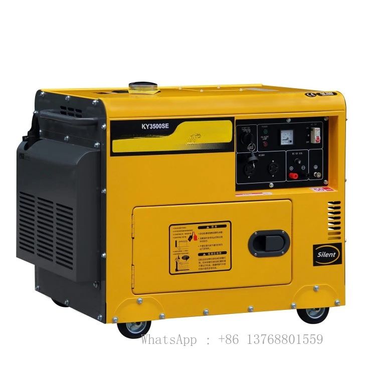 3kw 5kw 6kw 7kVA Small Petrol Gasoline Engine Portable Electric Generators For Home Use