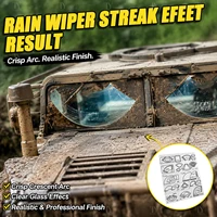 Alexen AJ0031 Metal Cutting Mat Mud Splash Window Wiper Cover Assembly Model Building Tools for Military Model DIY Accessories 5