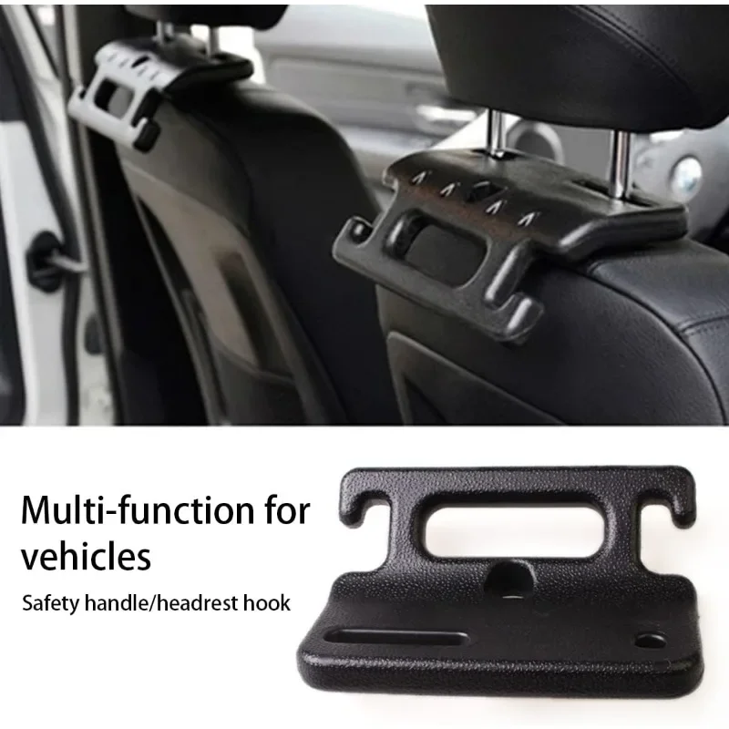 Car Seat Backrest Hanging Hooks, Multifunctional Rear Headrest Organizer for Wallets, Coats, Shopping Bags