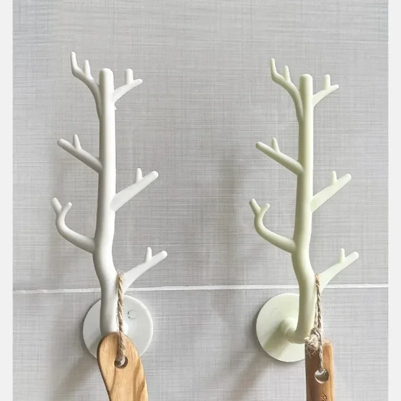 Nordic Branch Hook Wall Decor Key Holder Organier Storage Sticky Hooks Coat Rack Hanger Home Decorative Hooks Home Storage Hook