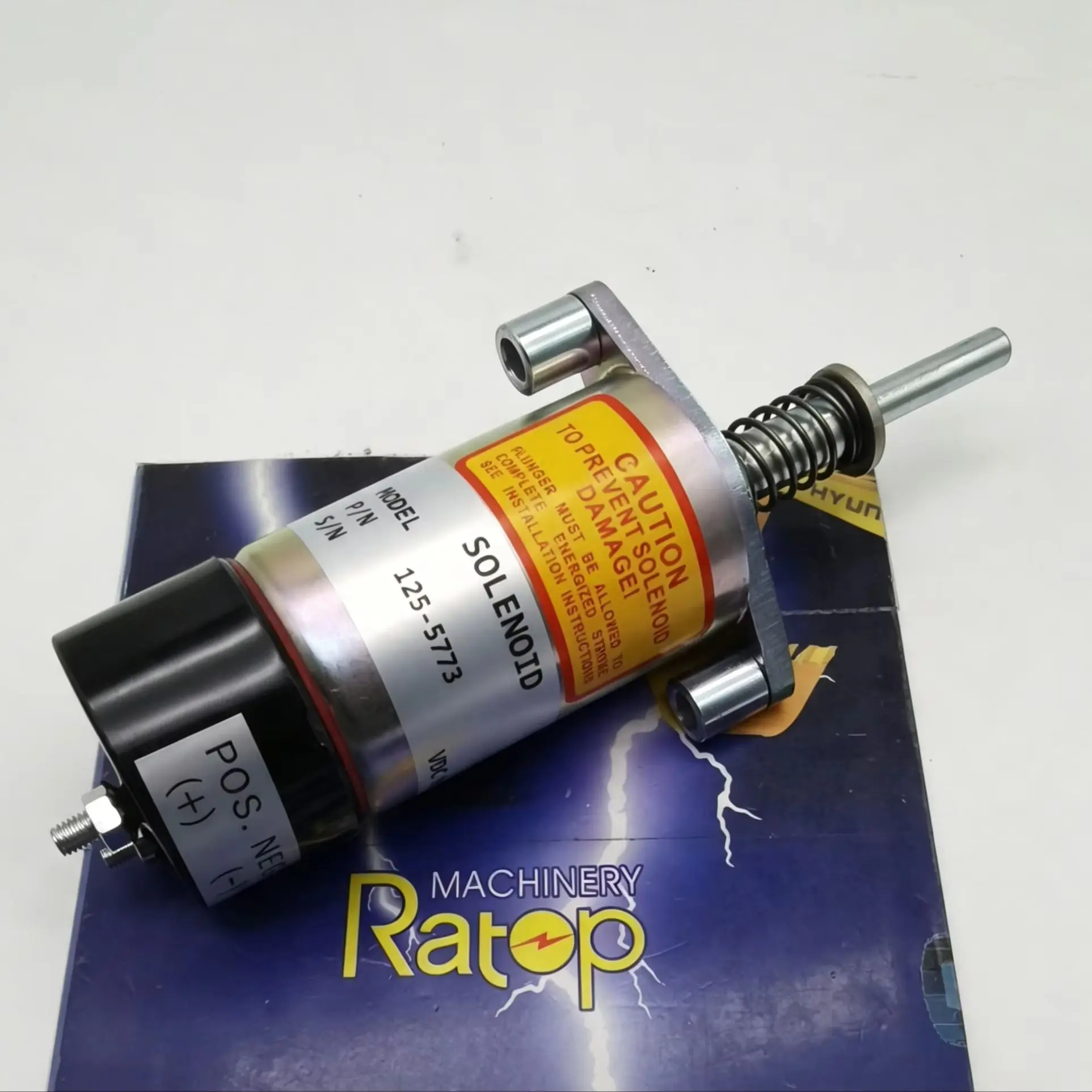 Excavator Parts 3204 3306 Stop Solenoid  Shut Up Solenoid 125-5773 1255773 12V