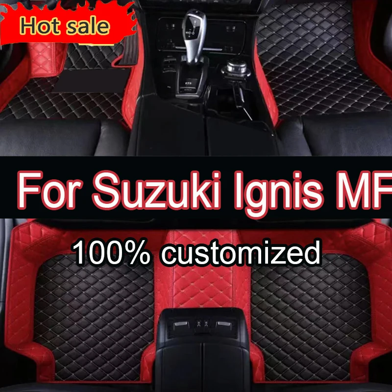 

Автомобильные коврики для Suzuki Ignis MF 2016 2017 2018 2019, кожаный напольный коврик, прочные коврики, коврик, набор автомобильных аксессуаров, детали интерьера