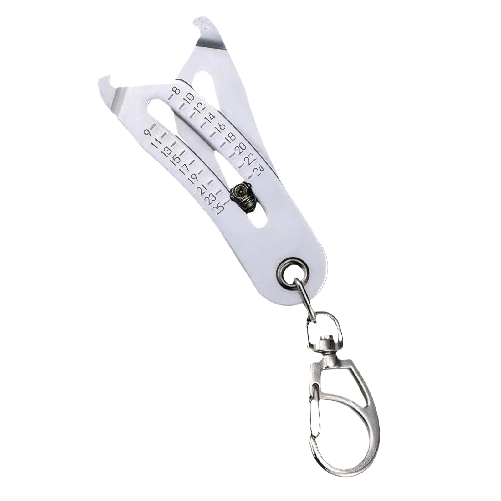 Portable Size Checker Keychain Appropriate Size With Ease Stainless Steel FORnuts And FORbolt Heads