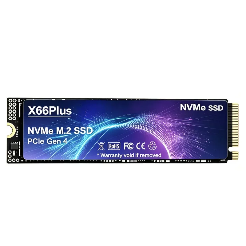 X66Plus M.2 SSD 7300MB/s 1TB/2TB/4TB M.2 NVMe SSD Drive PCIe 4.0x4 Hard Disk Internal Solid State Drive For Desktop Laptop PC