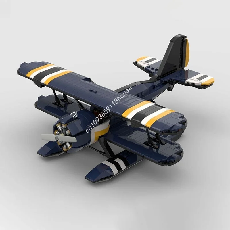 669 elementów MOC WAKO CRIMSON HAWK Model Lotniska Miejskiego Klocki Konstrukcyjne Zabawka Architektura Składanie Prezent Świąteczny DIY Klocki Urodzinowe