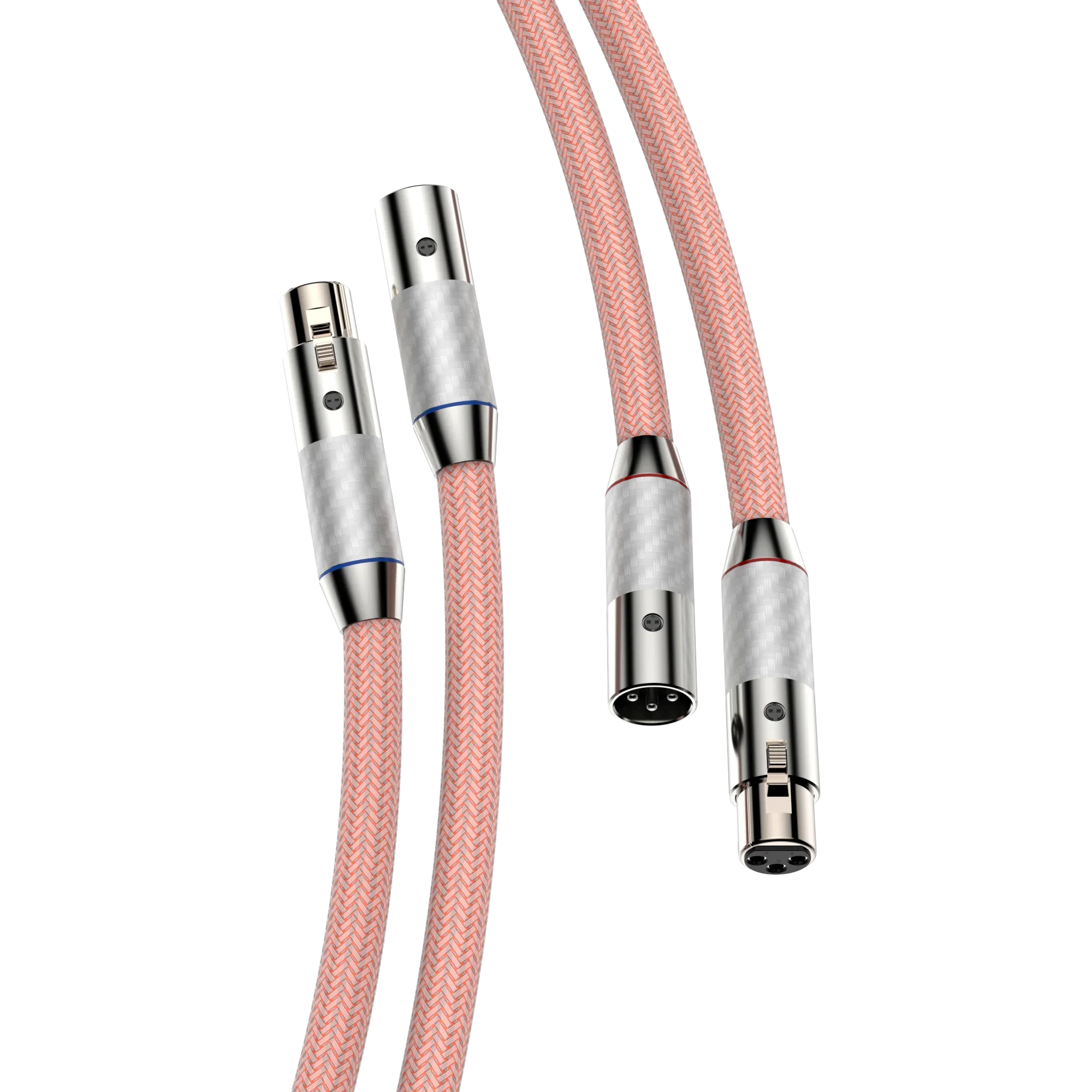 HIFI A88 Pure Silver Audio Cable 3 Pin XLR Balanced Interconnect Cable 2XLR Male to Female Cable for DAC DVD CD Amplifier