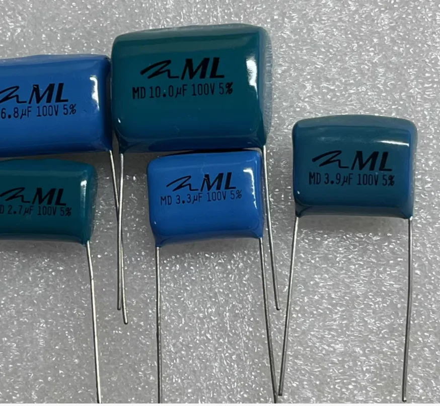 2pcs/lot MARTINLOGAN 100v 2.2uf 3.3uf 3.9uf 4.7uf 6.8uf 10uf  Audio Frequency Division High-End Capacitors by MARTINLOGAN