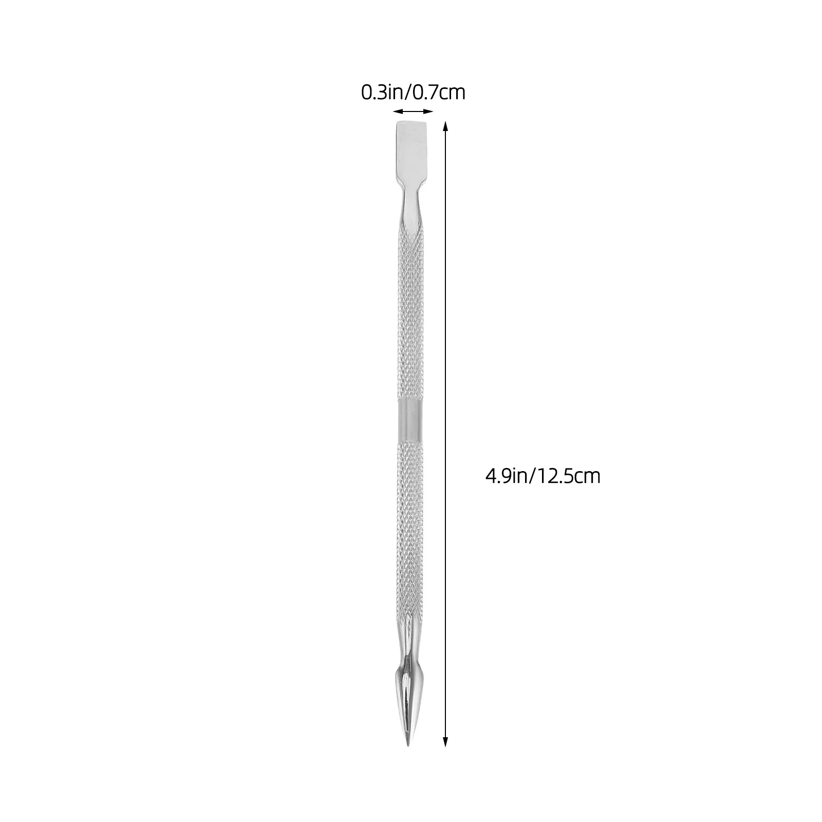 الفولاذ المقاوم للصدأ 10 سنتيمتر المزدوج نهاية مسمار أداة فنية إهاب انتهازي ملعقة ل مانيكير باديكير Uv جل الاكريليك الإعدادية مجموعة العناية بالأظافر #4