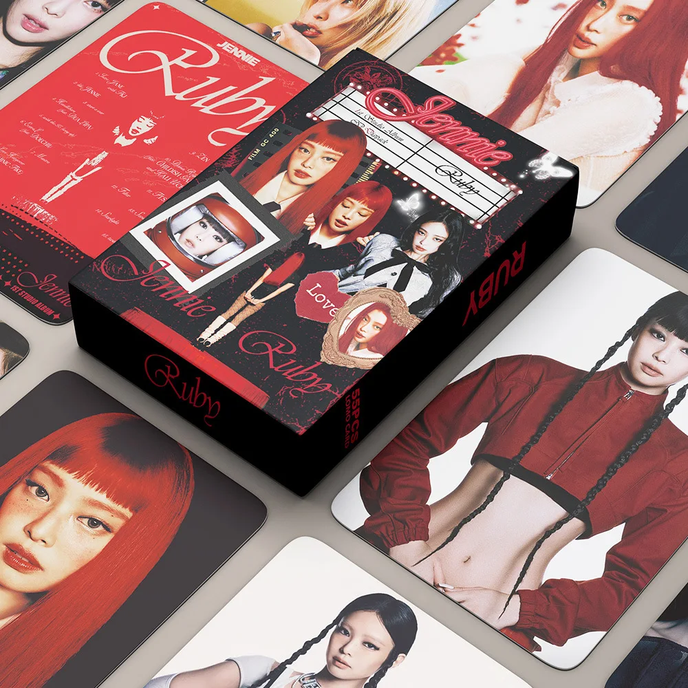 55 Photo Cards New Album Pink Venom Mini Cards Celebrity Merchandise LOMO Cards Fan Collectible Gift