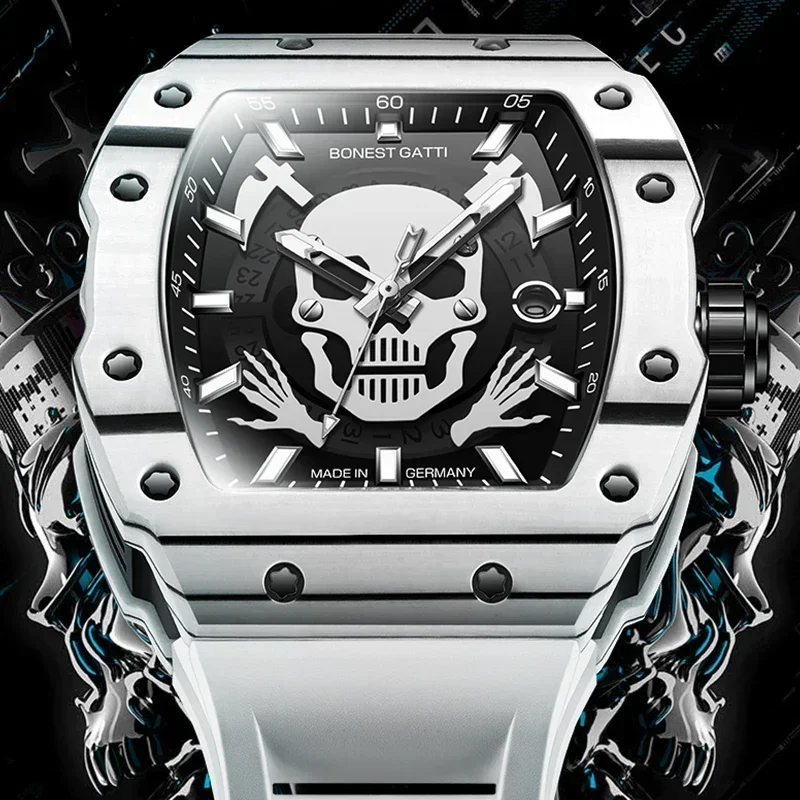 Movement Mechanical Automatic Wrist Watch  Luxury Fashion Waterproof Business Men Watches