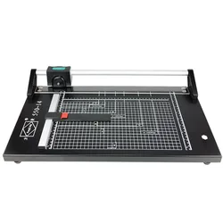 14 Inch Rolling Paper Cutter Paper Trimmer Paper Cutting Machine Rolling Cutter A3 Size Paper Cutter Iron Plate