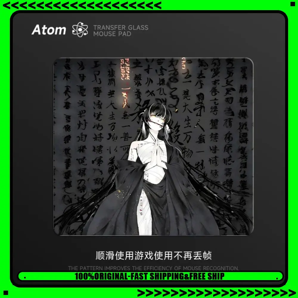 

Photovoltaic Glass Mouse Pad Tempered Smooth FPS Esports 3.2mm Large Gaming Desk Pad Customizable Pattern Gamer Accessories