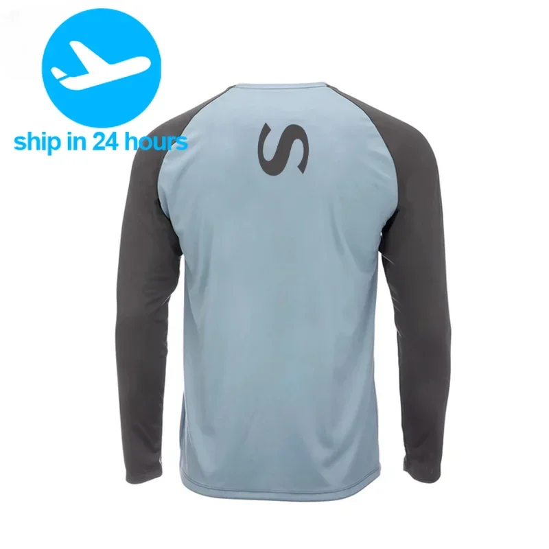 Camisas de pesca de manga larga, ropa deportiva de secado rápido, protección solar, Anti-UV, transpirable, Verano