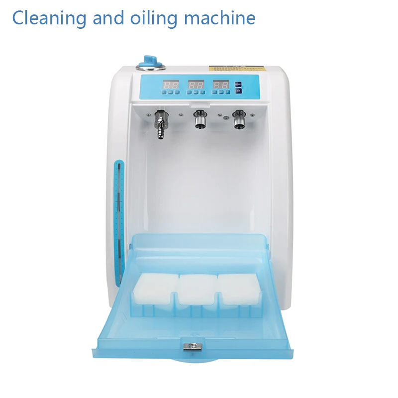 

Dental Mobile Phone Cleaning and Oiling Machine Intelligent Four Hole High and Low Speed Slow Bending Machine Straight Machine l