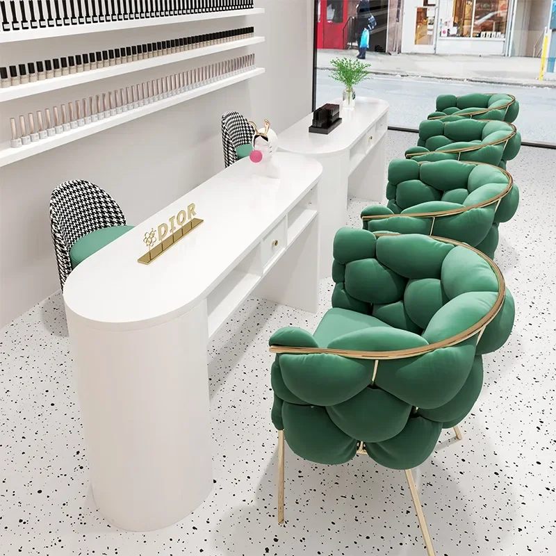 

Nail Art Table And Chair Set Light Luxury Nail Art Table Table