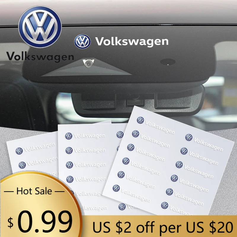 

Новые наклейки-декорации для руля Volkswagen VW 2026 года: DIY-стикеры для Touran, Beetle, Golf, Passat