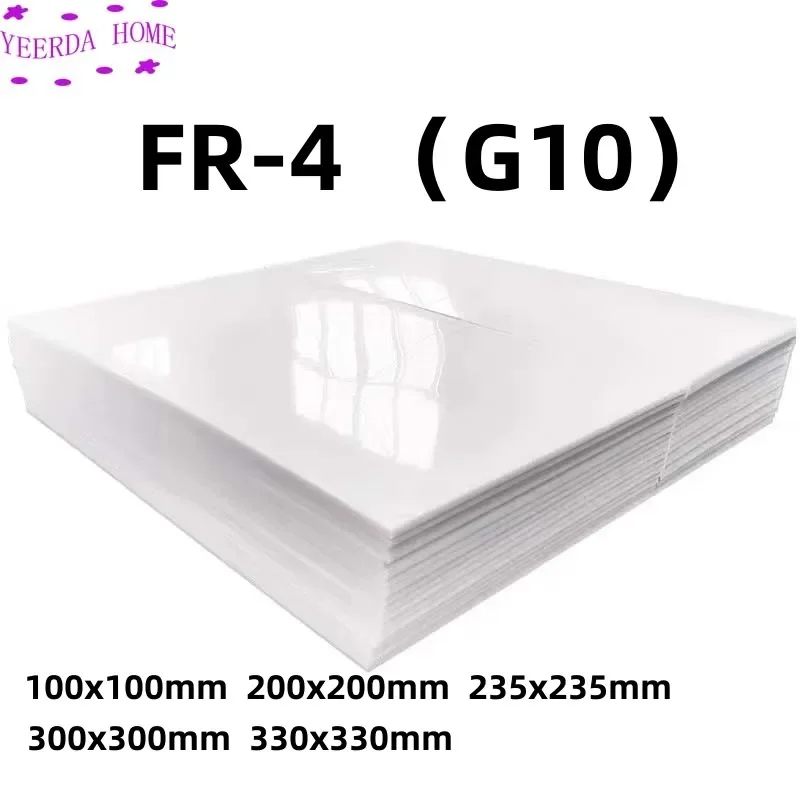 

All-size White FR4 3D printer Removable Platform Hot Heated Bed Fiber Glass Plate Polypropylene Build