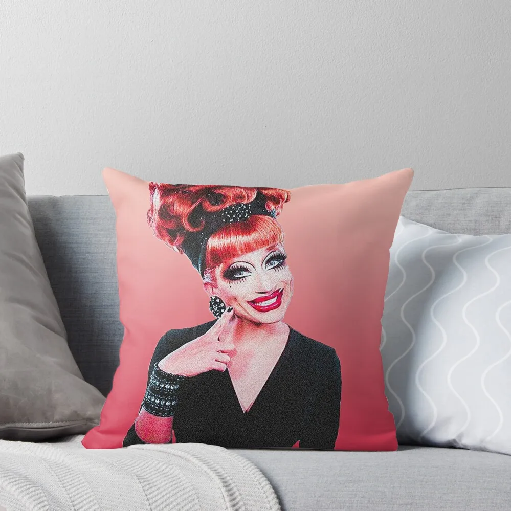 

bianca del rio || background color Throw Pillow Pillow Covers Decorative christmas ornaments 2025 pillow