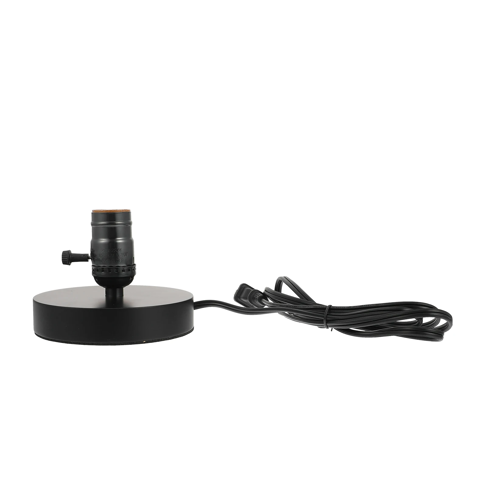 

Table Lamp Holder E26E27 Light Socket Bedside Wood Base USB Plug Small Size Easy Install Replace Accessories