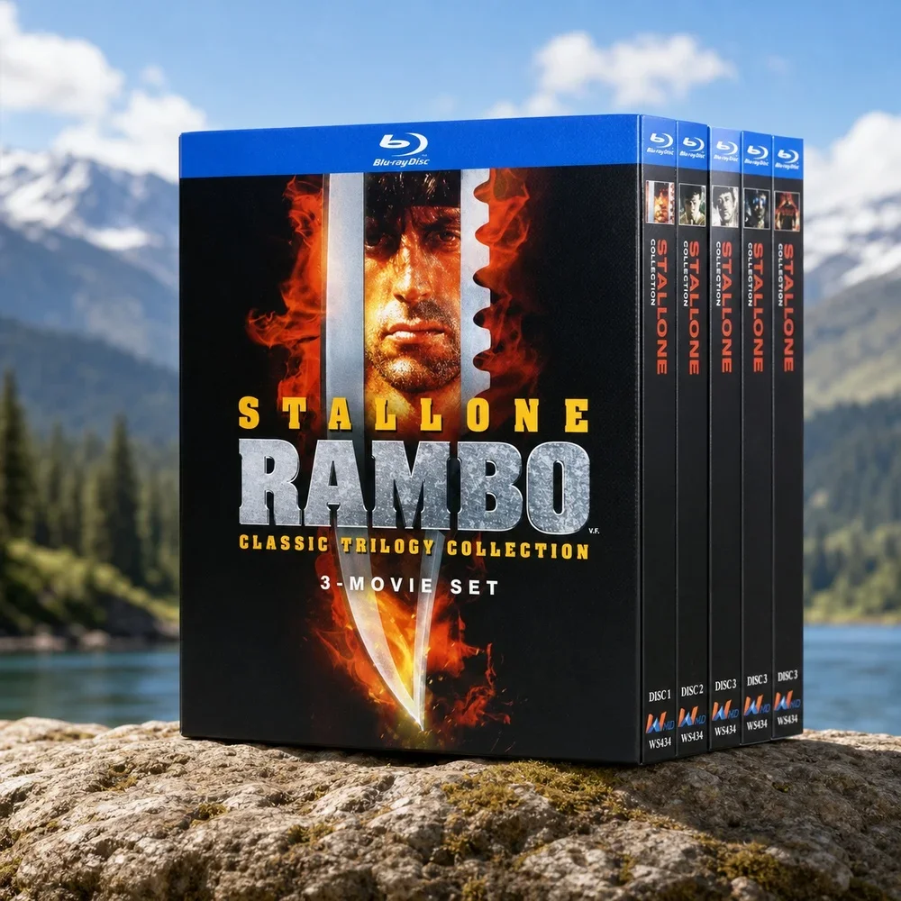 Blu-ray Ultra HD Sylvester Stallone Action Movie Collection Box Set Volumes 1-5