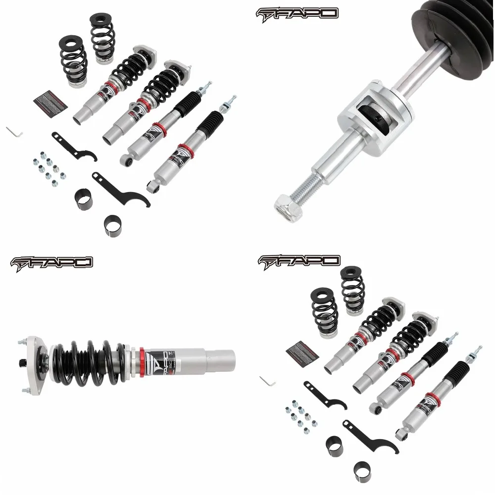 

FAPO PF004820 Adjustable Coilover Lowering Kit for VW Jetta MK7 A7 MQB 2019+ High Performance Suspension