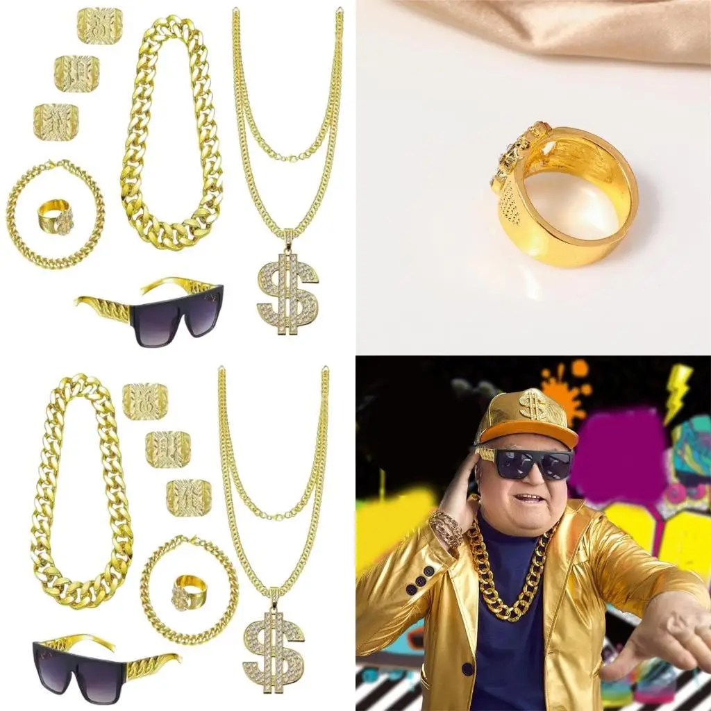 652F 80S/90S ชุดแต่งกายฮิปฮอป