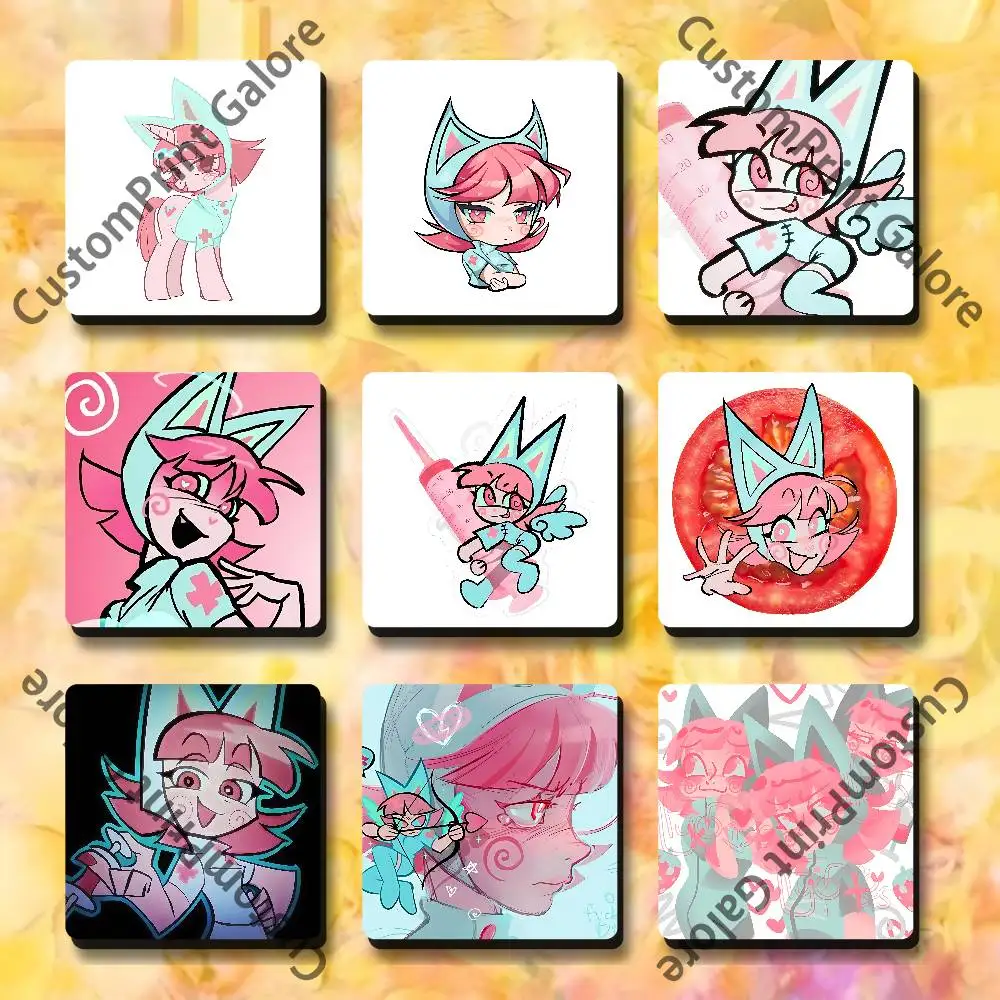 

P-Psychocuties Strawberry Soft Magnetic Refrigerator Magnets 5.5,7.5cm Personalized for DIY Kitchen Office Decorative