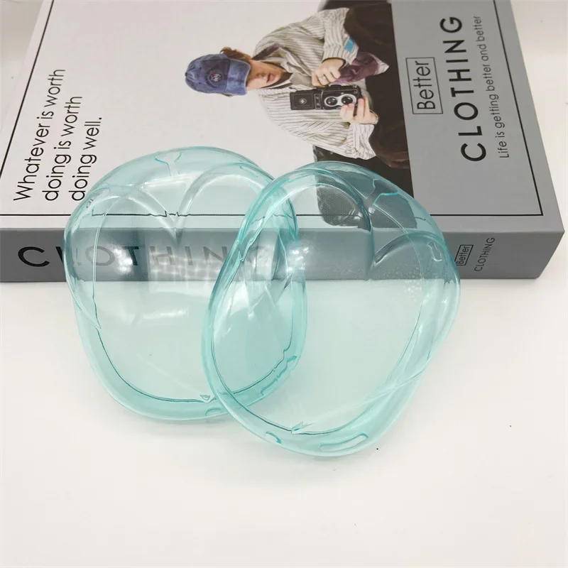 High Quality 3D Love Heart Protective Case Suitable For Apple Airpods Max Earphone Case Clear TPU Shell Headphone Accessories