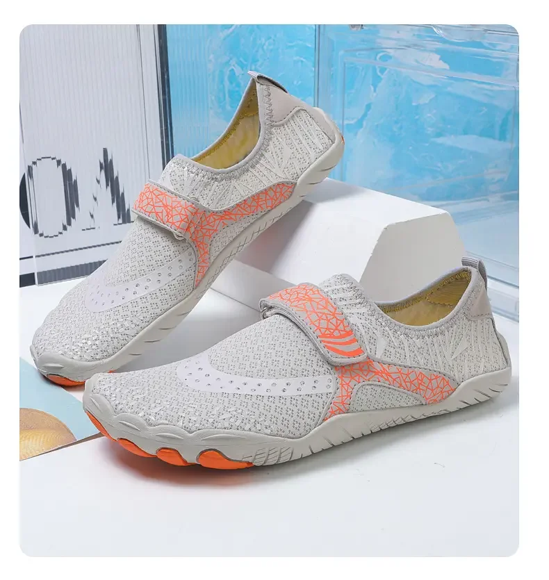 New Men's Summer Mesh Big Size Sports Shoes Unisex Soft Sole Non Slip Yoga Fitness Shoes Water Shoe Swimming shoes Wading Shoes