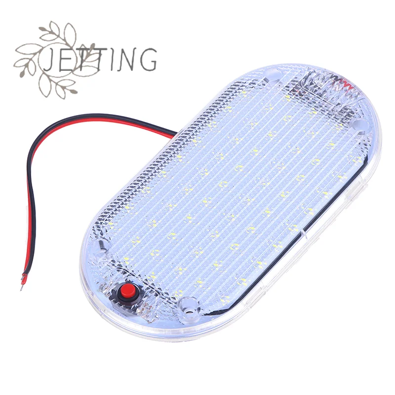 Hot 60LED 12V-85V LED Car Vehicle Dome Roof Ceiling Reading Lamp Interior Roof Light Car Forklift High Brightness Cabin Light St