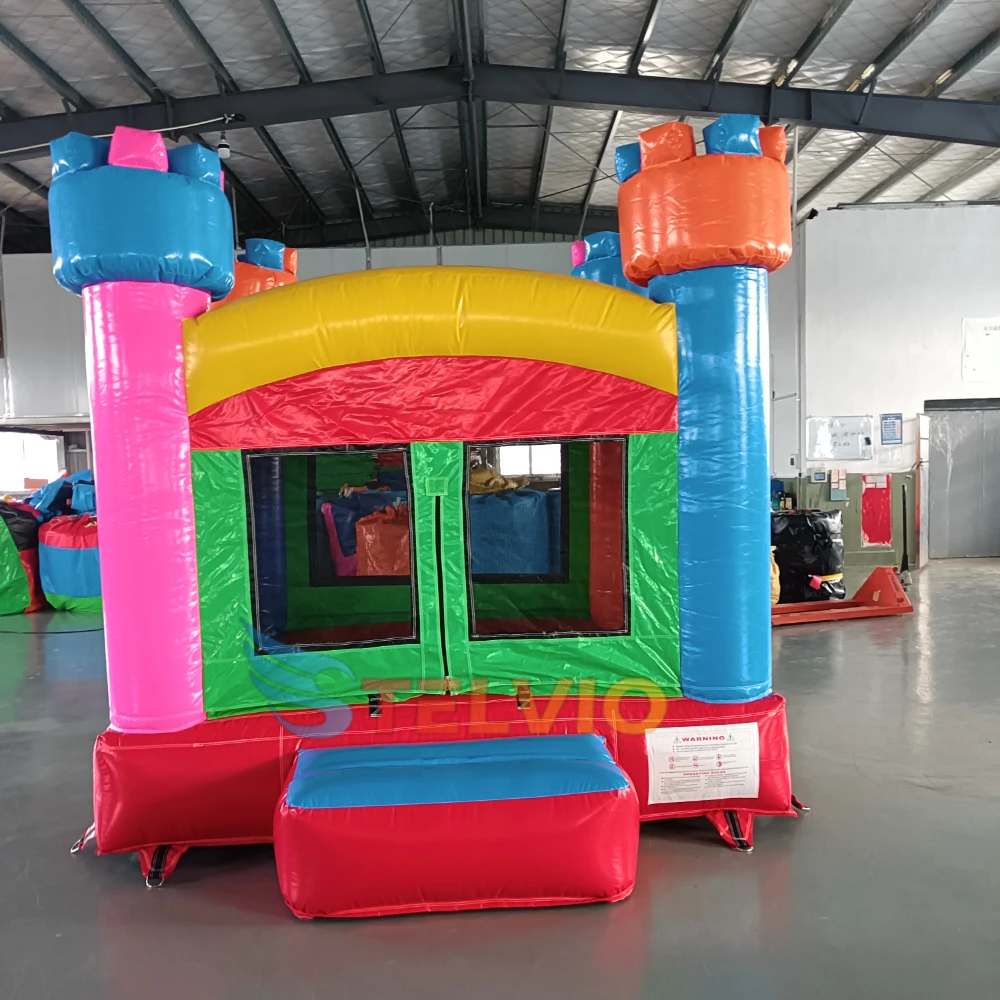 PVC Pequeno Bounce House, Bouncer Inflável, Mini salto Castelo, Indoor para Crianças, Comercial, de Alta Qualidade, 10ft