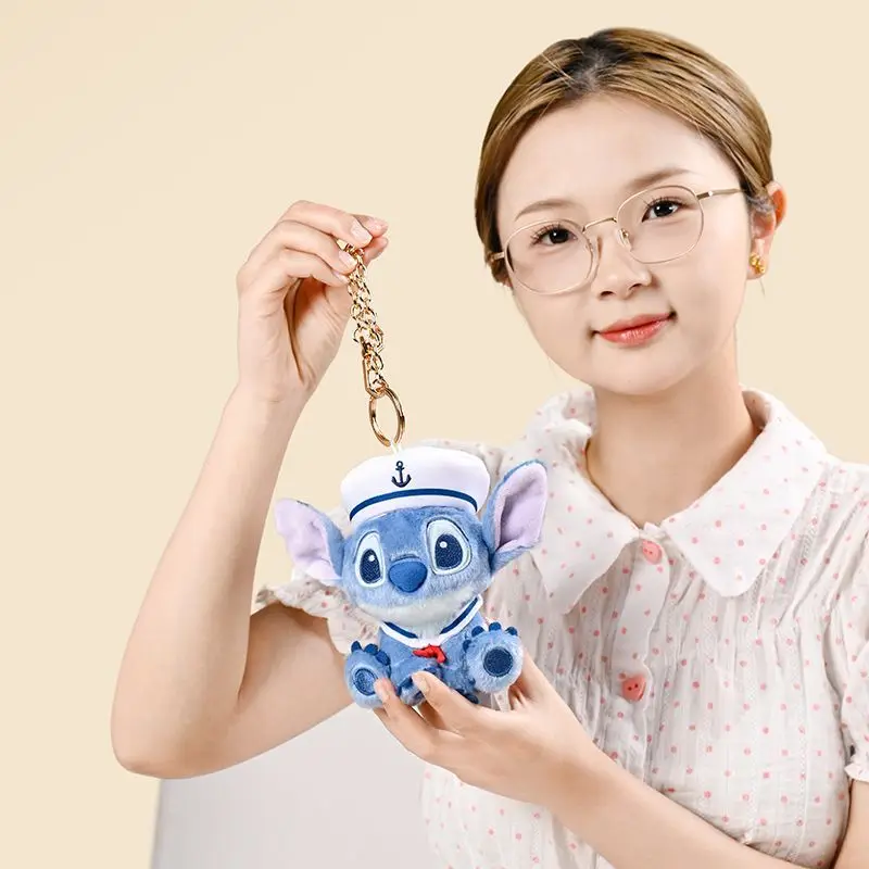 ディズニー純正人形 リロ＆スティッチ セーラースーツ キーホルダー ぬいぐるみ かわいい漫画 寝室 ソファ枕 クリスマスと誕生日プレゼント