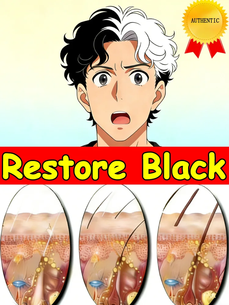 

Быстро восстанавливает седые волосы до черных волос; подходит как для мужчин и женщин.