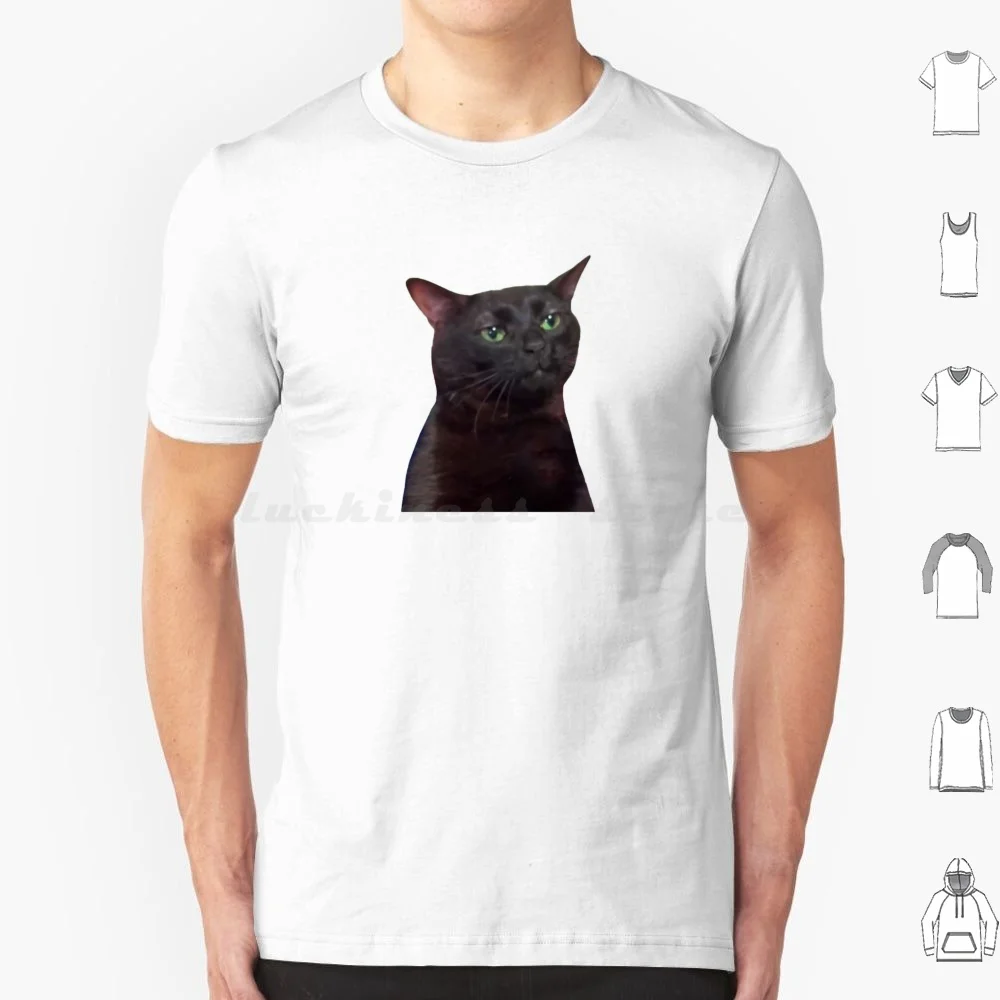 

Zoned Out Cat , Black Cat Zoned Out , Zoned Out Cat Meme Футболка большого размера 100% хлопок Cute Kitty Cat Meme Black Cat Zoning Out