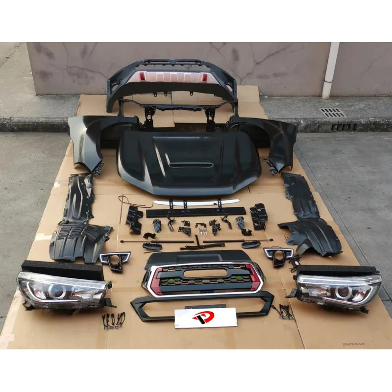 อุปกรณ์ตกแต่งรถยนต์รุ่นใหม่ขายดี กันชนหน้ารถยนต์ PP สำหรับรถยนต์ Hilux Rocco