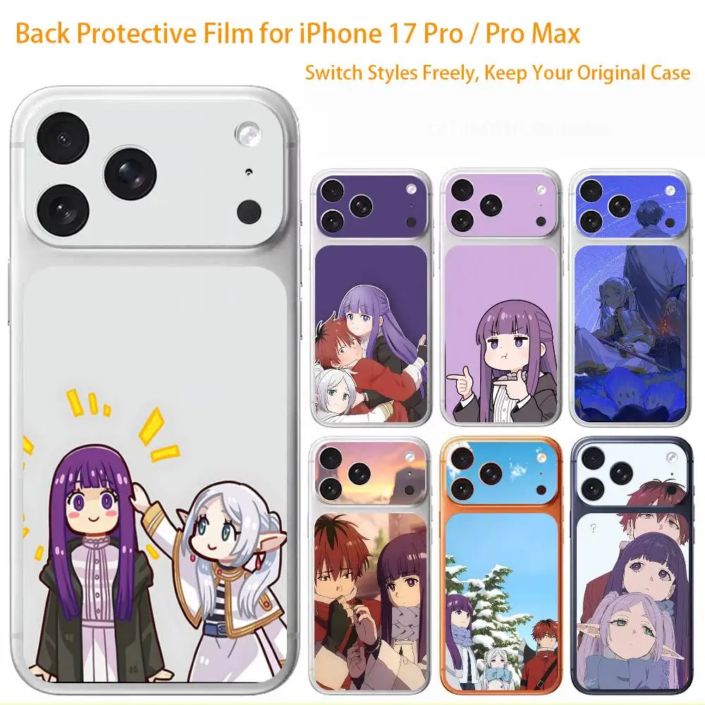 

Горячая новинка: Премиум-наклейка F-Frieren (аниме-комикс) для iPhone 17 Pro/Max, защитная наклейка на заднюю панель и камеру (не чехол)
