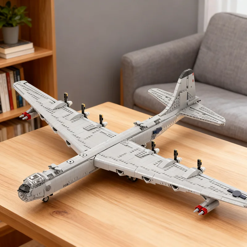 3248pcs MOC Icons Convair B-36 "Peacemaker" Model Building Blocks Construction Christmas Gift Toys Collection Idea Education Art