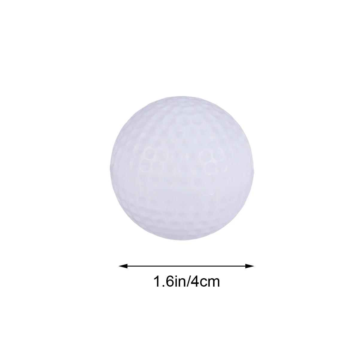 8pcs Plastic Golf Balls for Kids Indoor Practice Lightweight Portable Safe Home Accessories Golf Supplies