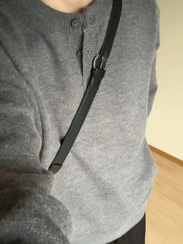 

Men's Thiened Winter Knitwear Collar Sweater Henry Collar Inner irt Lazy Sle Soft Comfortable Nylon Long Sve