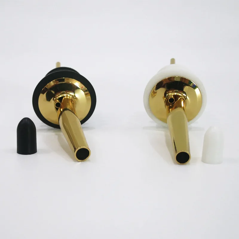 Gold Stainless Steel Bottle Liquor Spirit Pourer Free Flow Bottle Pour Spout