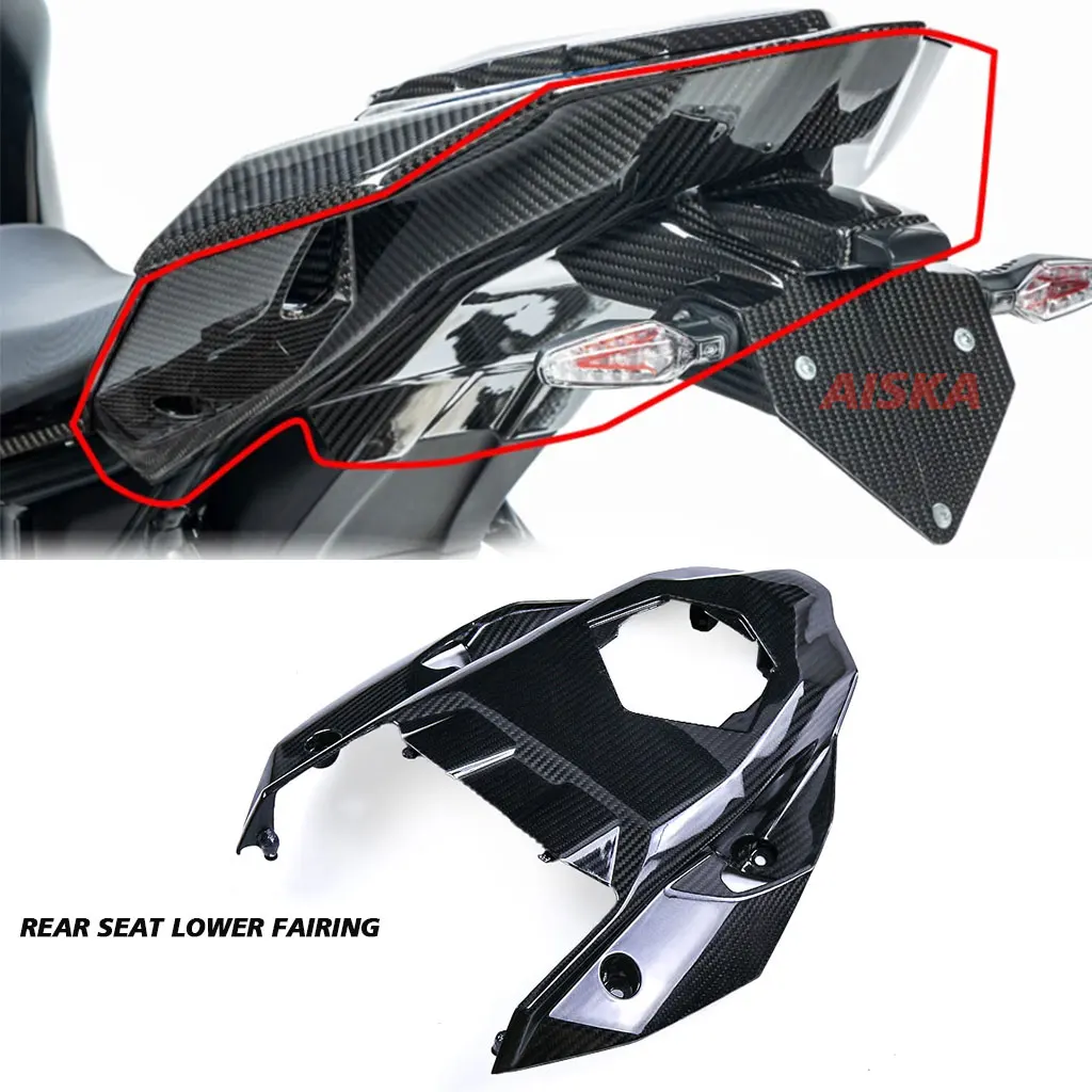 100% Real Carbon Fiber Front Fairings Winglets Rear Footrest Parts Fenders Cover Kits For BMW S1000R M1000R 2021 2022 2023 2024