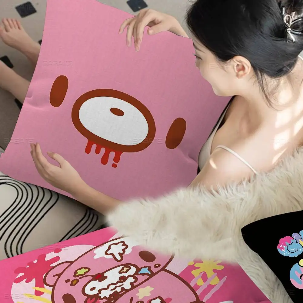 

Popular Character G-Gloomy B-Bear Pillow Gift Home Office Decoration Bedroom Sofa Car Cushion Cover Case 45x45