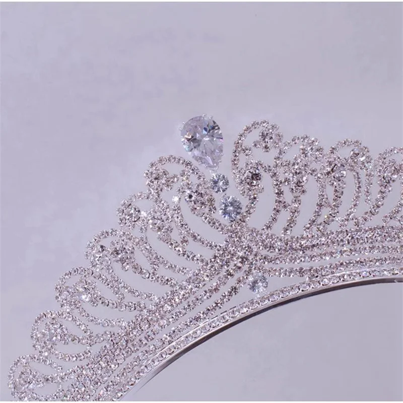 Princess Crowns For Women Wedding Headdresses Crystal Bridal Tiaras Crowns For 15 Years Birthday Prom Hair Jewelry Headpieces