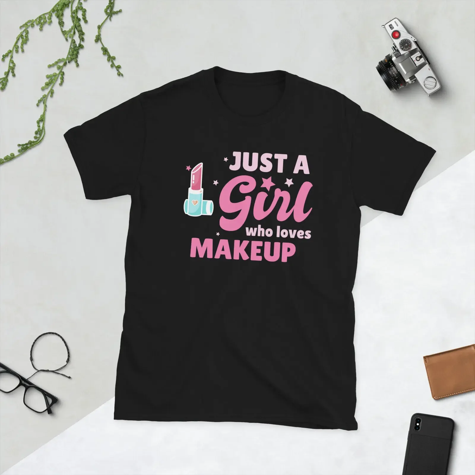 Just A Girl Makeup Beautician Gift Esthetician T Shirt