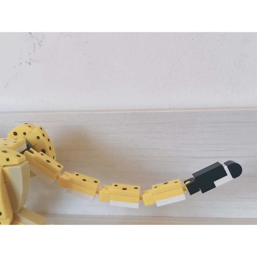 บล็อกตัวต่อรูปเสือดาว ของเล่นเด็ก เทคโนโลยี ชีววิทยา ชุดบล็อกพลาสติก ของเล่นเสริมพัฒนาการสำหรับเด็ก