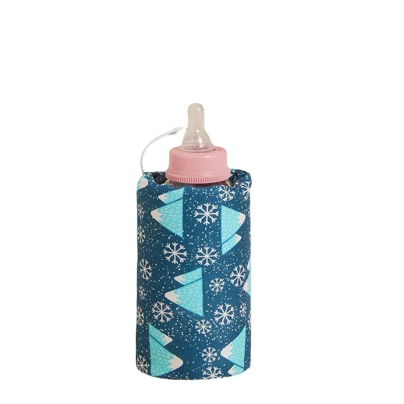 Portable Usb Milk Bottle Water Warmer Insulated Bag Baby Nursing Bottle Bag Heat Freshness Preserved Feeding Bottle Tote Bag