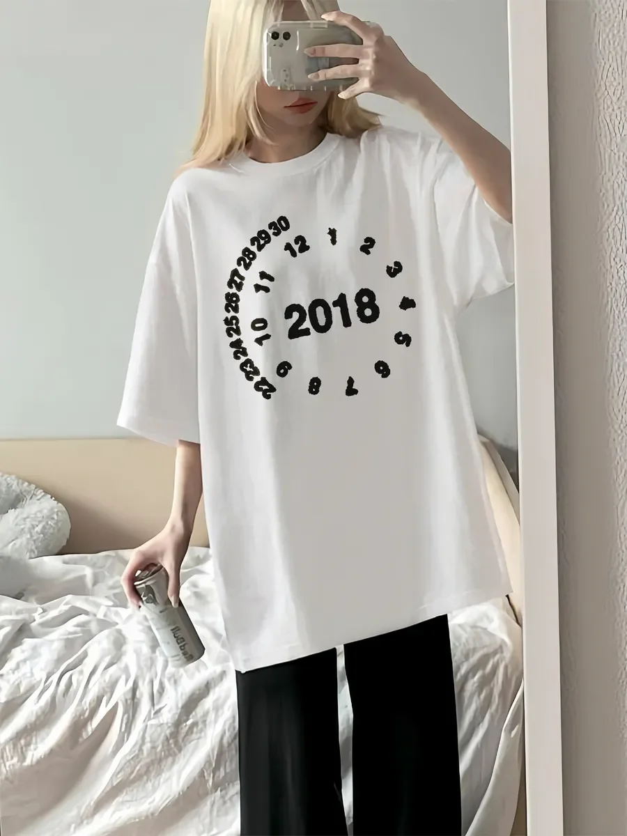 Unisex Summer Basketball Graphic T Shirt Vintage Sports Letter Print Oversized Loose Cotton Streetwear Back Print Casual Tops