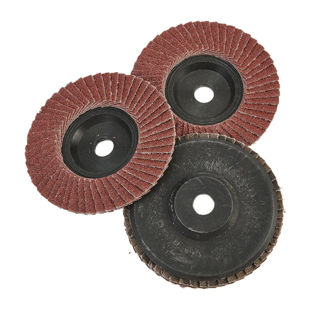 3PC 3in Grinding Wheels Flap Discs Angle Grinder Sanding Disc Wood Abrasive Tool For General Metal Carbon Steel Stainless Steel