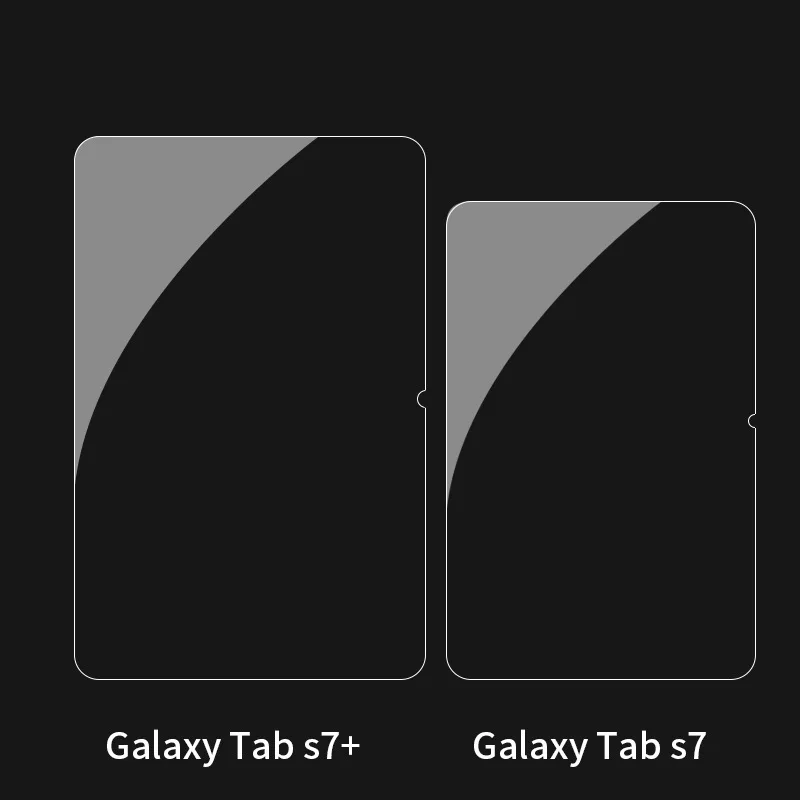 اللوحي الزجاج المقسى لسامسونج غالاكسي تبويب S7 11 " / S7 زائد + 12.4" S7Plus SM-T870 SM-T976 T870 T976 حامي الشاشة